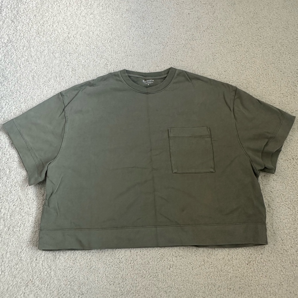 Athleta women’s Olive Green Crop Top